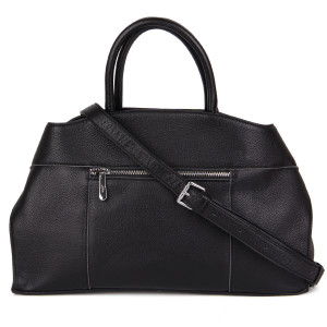 Сумка шкіра SAFENTA 98349-2 black F