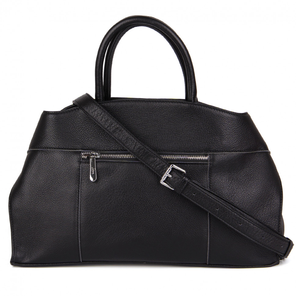 Сумка шкіра SAFENTA 98349-2 black F