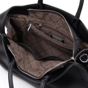 Сумка шкіра SAFENTA 98349-2 black F
