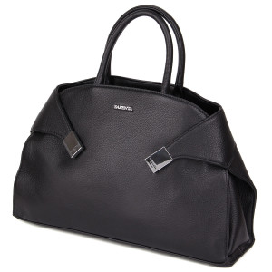 Сумка шкіра SAFENTA 98349-2 black F