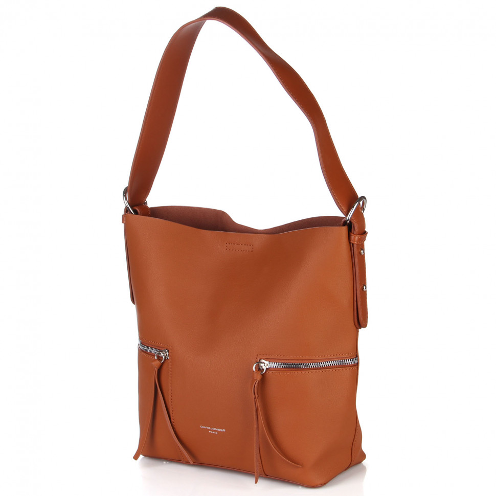 Сумка  DAVID JONES 6715-1 COGNAC
