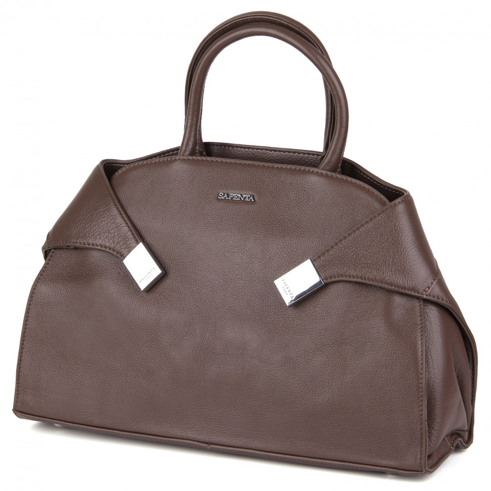 Сумка шкіра SAFENTA 98349-2 cappuccino C
