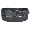 Ремень 35 черный с теснением автомат №7
