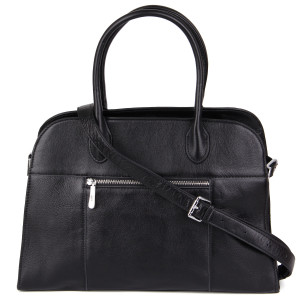 Сумка шкіра SAFENTA 98317 black F