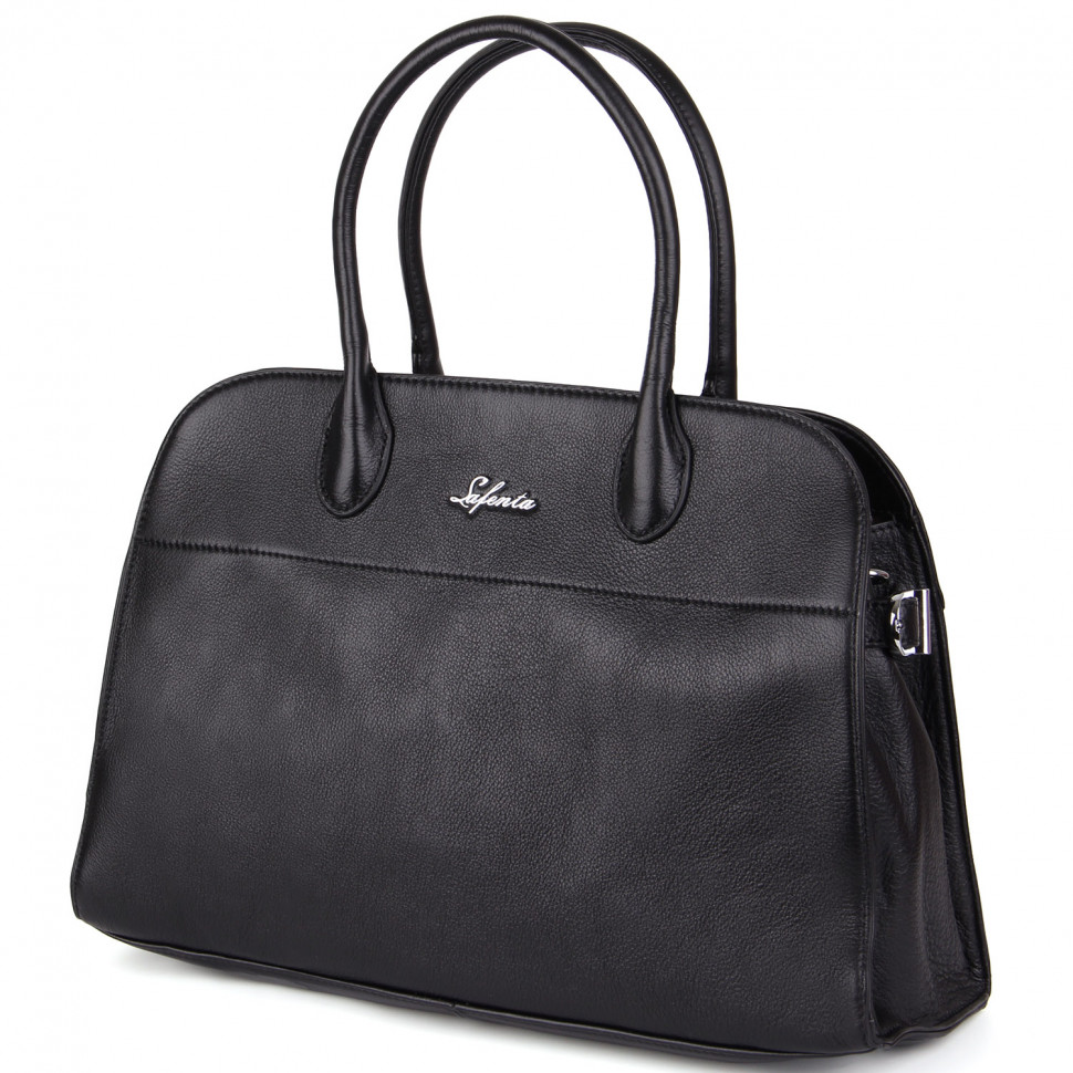 Сумка шкіра SAFENTA 98317 black F