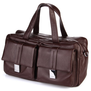 Сумка шкіра SAFENTA 98417 coffee C