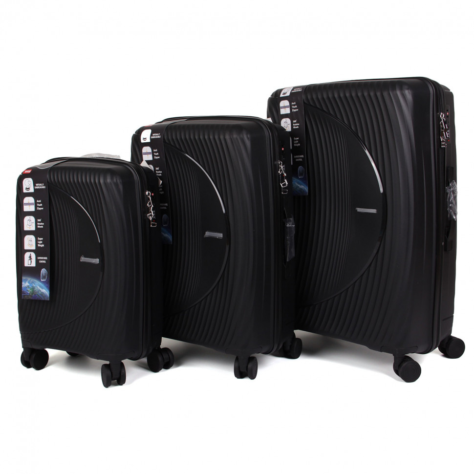 Набір валіз PP 608 Black