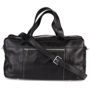 Сумка шкіра SAFENTA 98417 black F