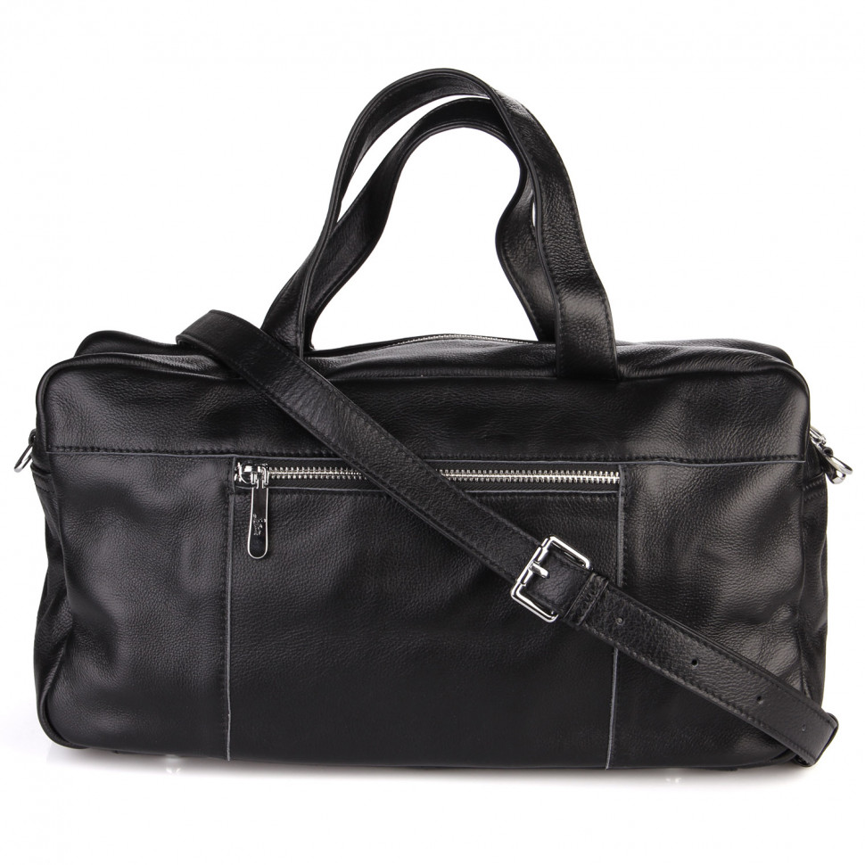 Сумка шкіра SAFENTA 98417 black F