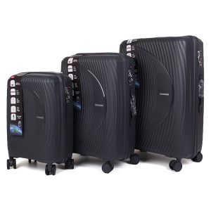 Набір валіз PP 608 D.Grey