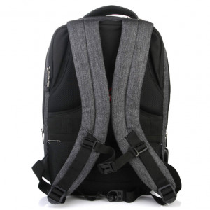 Рюкзак 14"  TIGERNU Т-В3164 USB Black grey