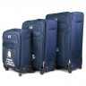 Набор чемоданов Clacson 5070-3  D.Blue