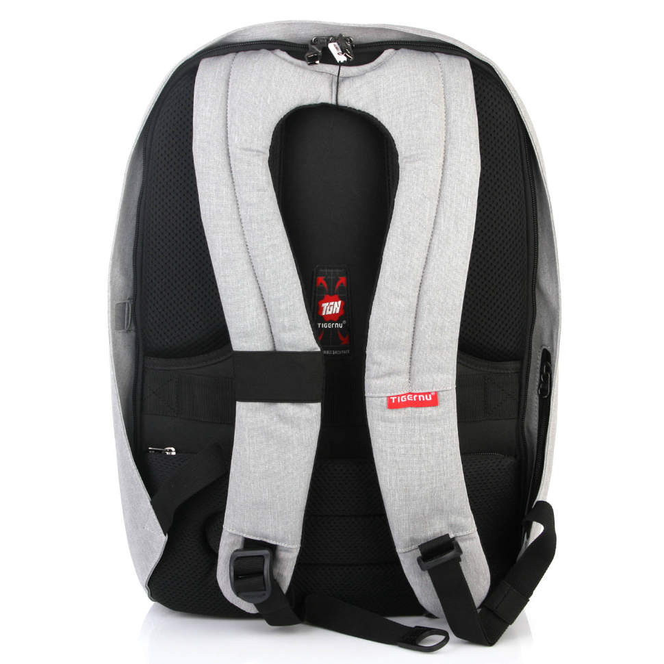 Рюкзак 17" TIGERNU Т-В3188 A Silver grey
