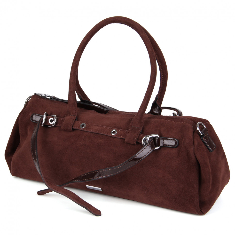 Сумка замш SAFENTA 98420 coffee C