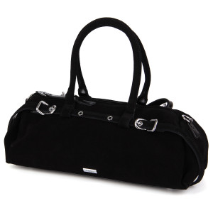 Сумка замш SAFENTA 98420 black F