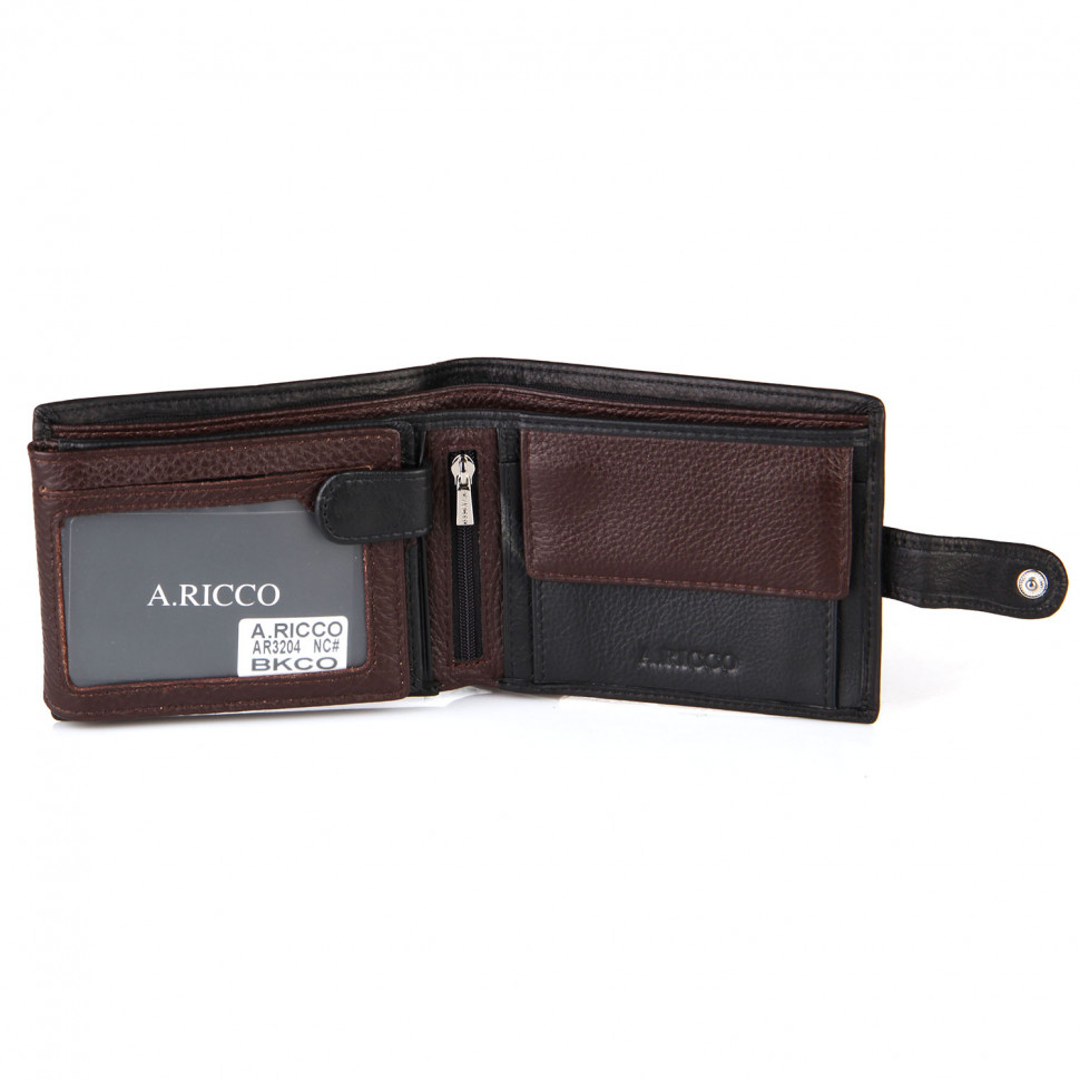 Портмоне ALFA RICCO 3204 Black CO  NC