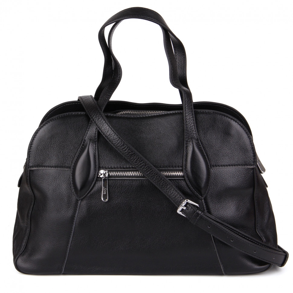 Сумка шкіра SAFENTA 9609 black F