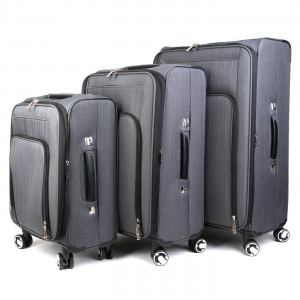 Набор чемоданов Solite 606-3  D.Grey