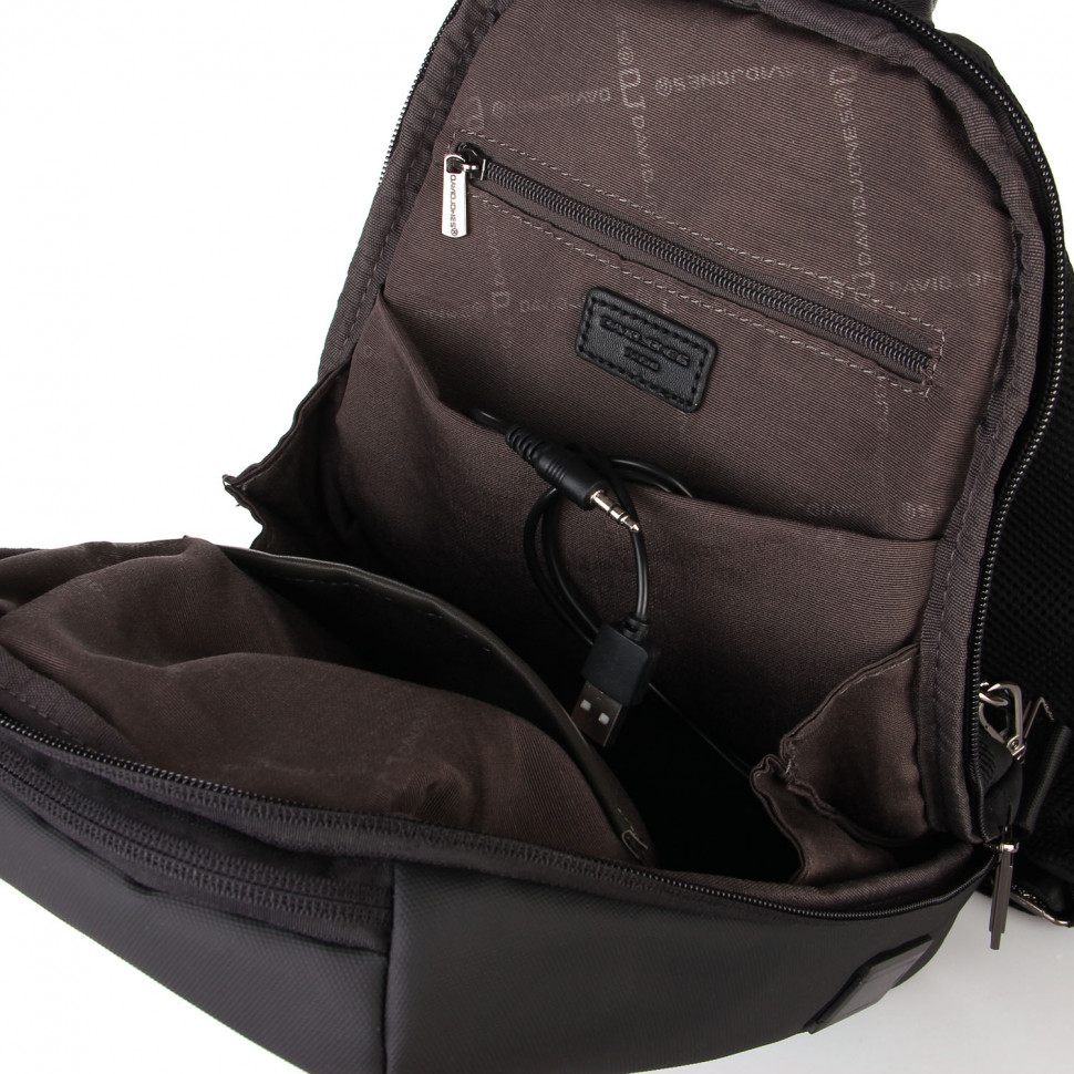 Рюкзак чол. DAVID JONES 933301 BLACK
