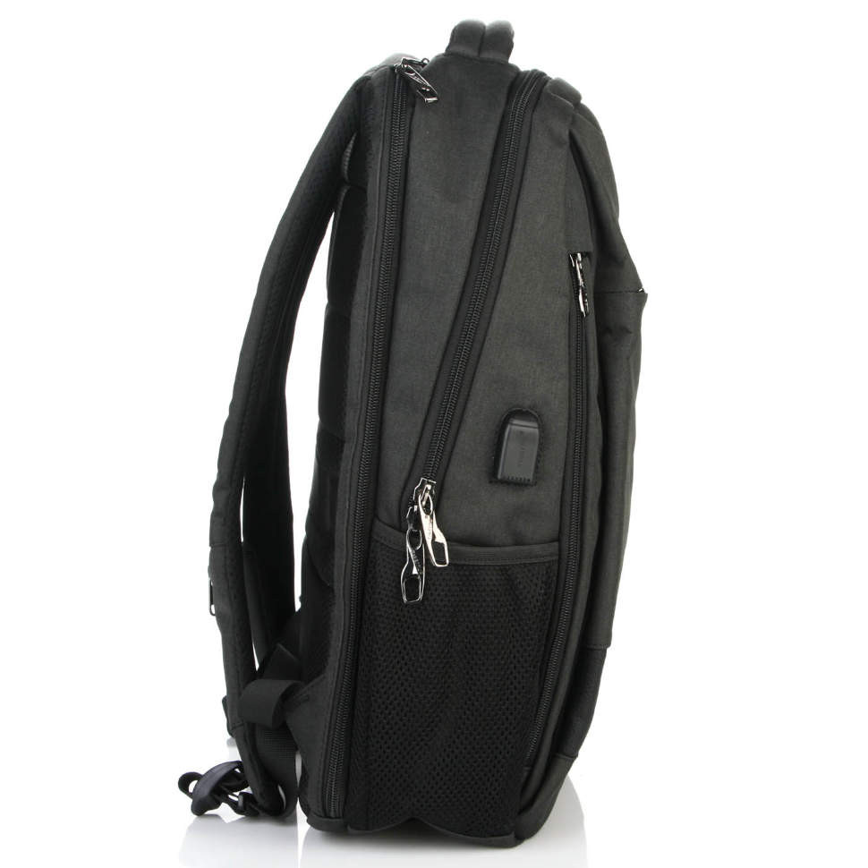 Рюкзак 15.6"  TIGERNU Т-В3516 USB Black Grey