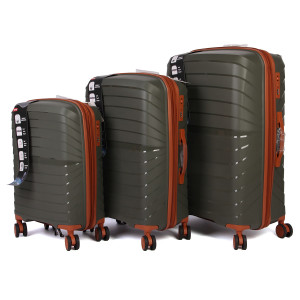 Набір валіз PP 175 Grey-Green