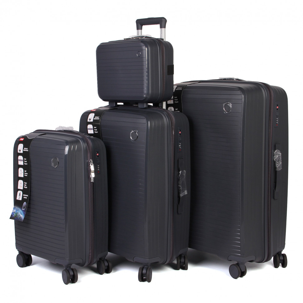 Набір валіз PP 601 D.Grey