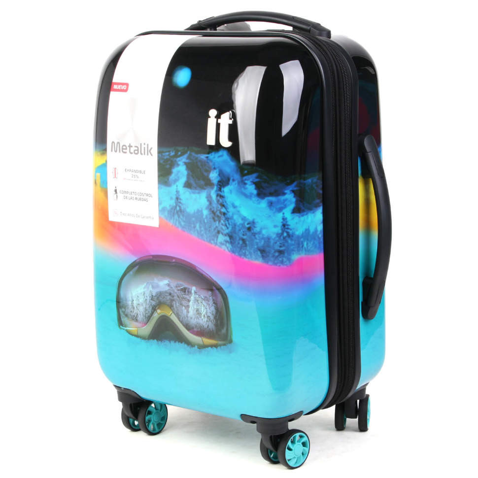 Набор чемоданов International Traveller ABS 1756-3 Winter ski Black