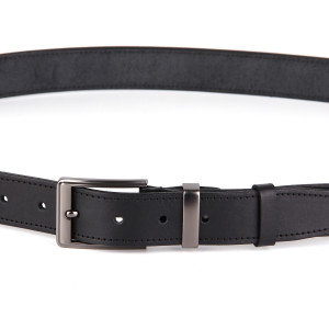 Ремінь 35 чорний люкс комплект (35.01.01)