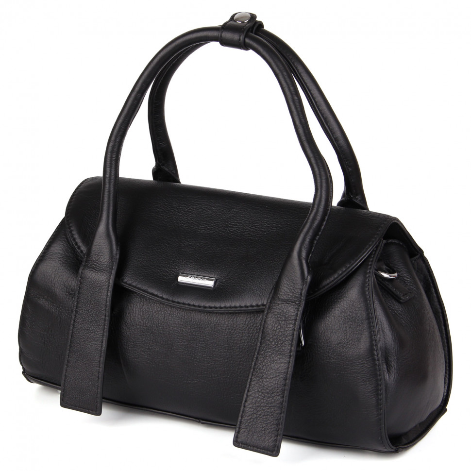 Сумка шкіра SAFENTA 98321 black F