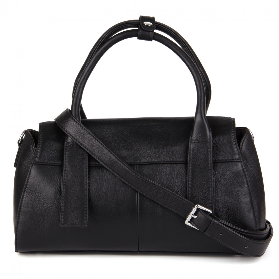 Сумка шкіра SAFENTA 98321 black F