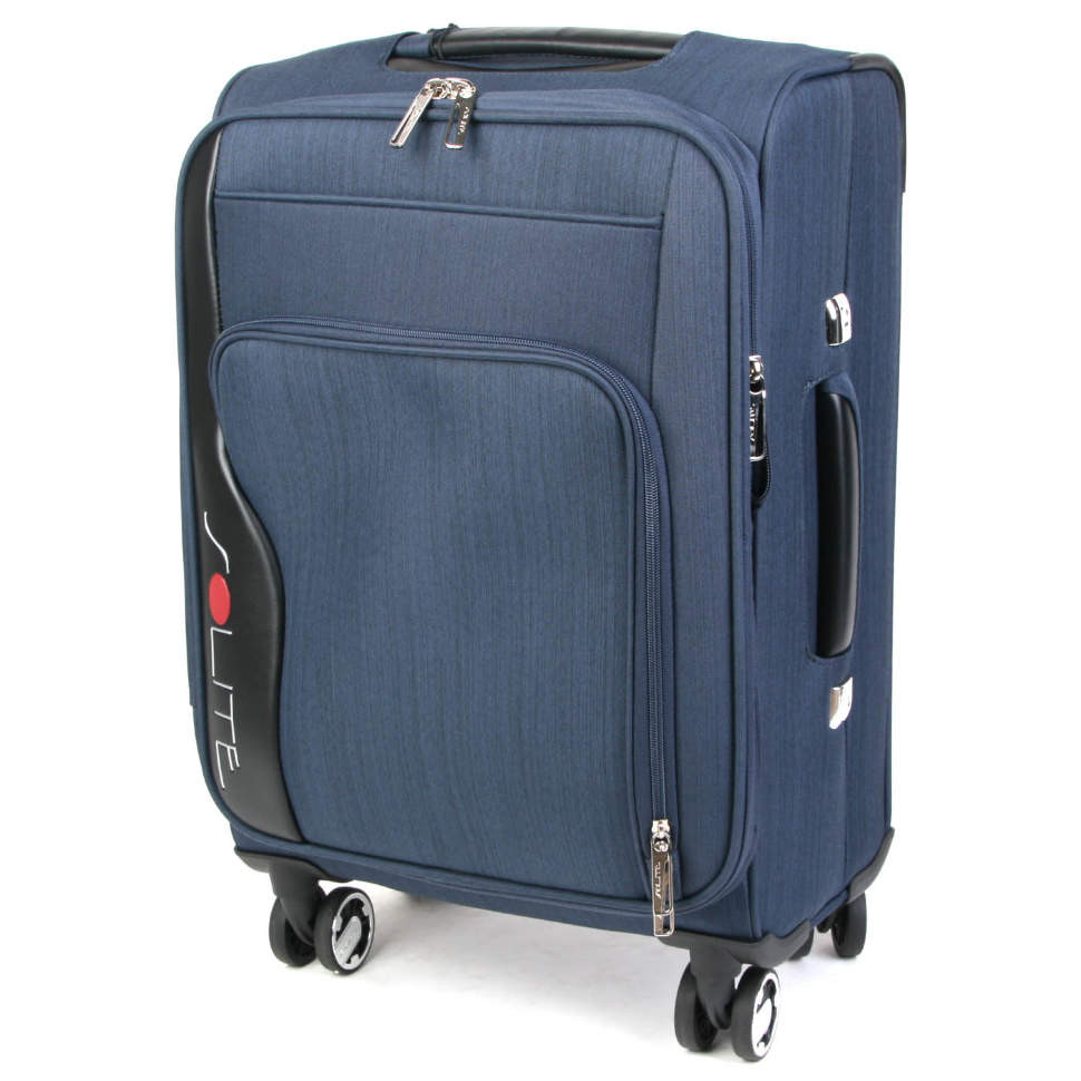 Набор чемоданов Solite 606-3  D.Blue