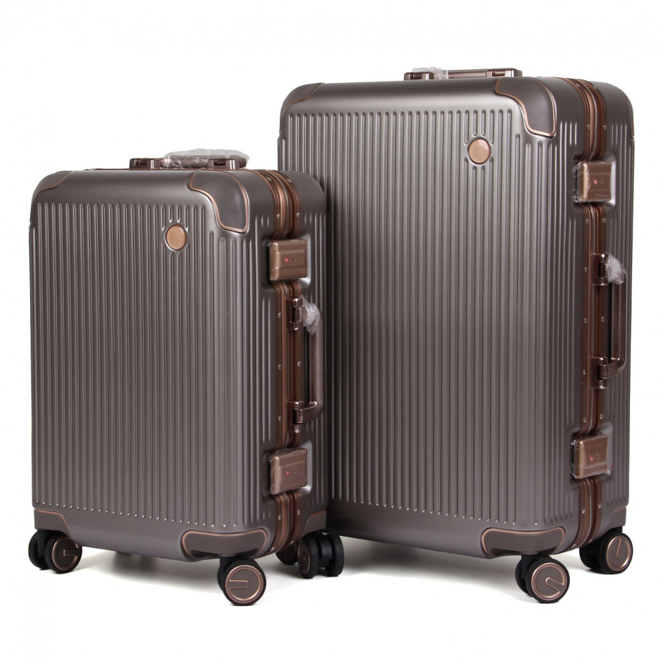 Набір валіз 328 (20-24)  L.Grey (Mineral Gold)