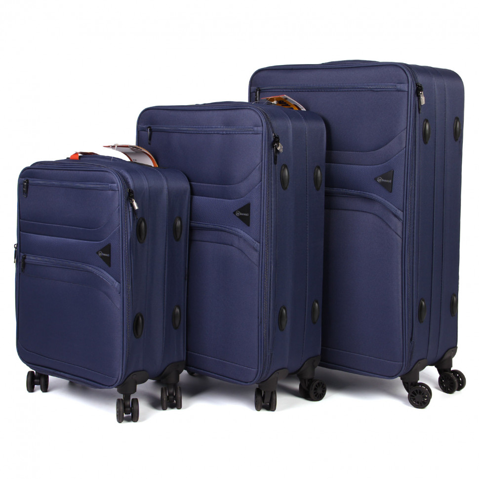 Набір валіз 5703-3  Navy Blue