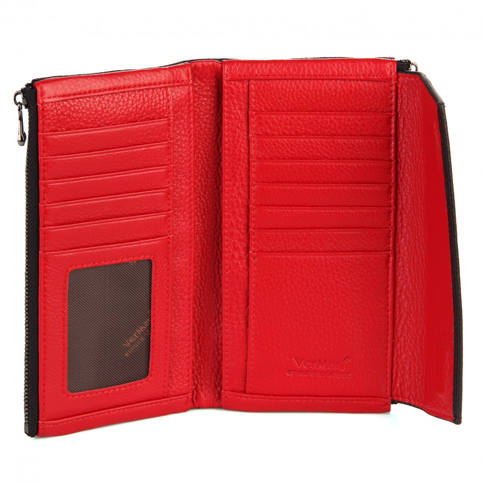Гаманець VERMARI 3992-1806A BLACK/RED