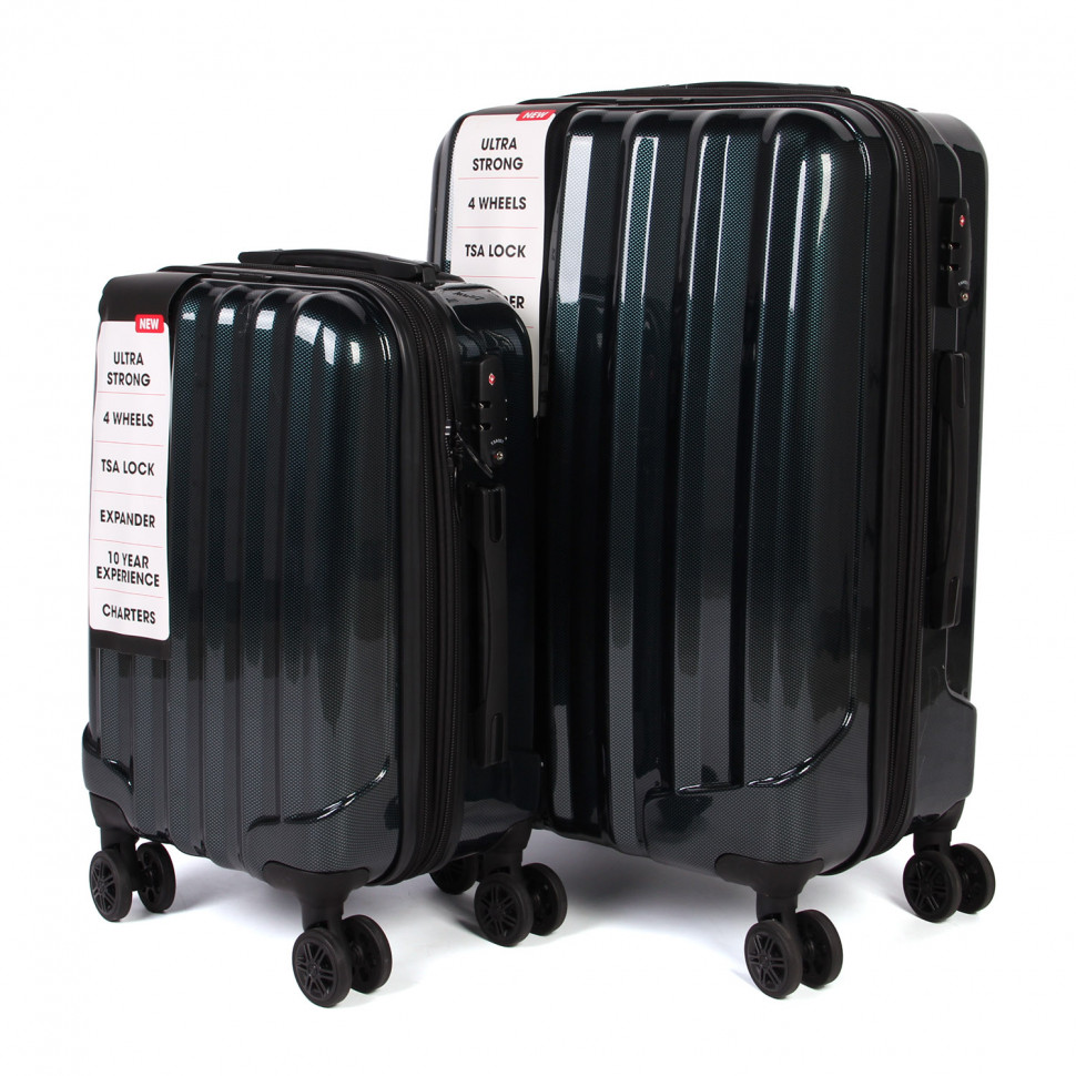 Набір валіз CHARTERS 0023-2 (20-24) Green