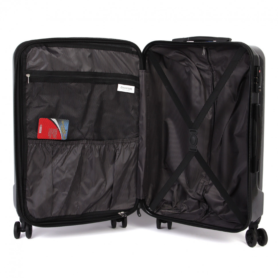 Набір валіз CHARTERS 0023-2 (20-24) Silver