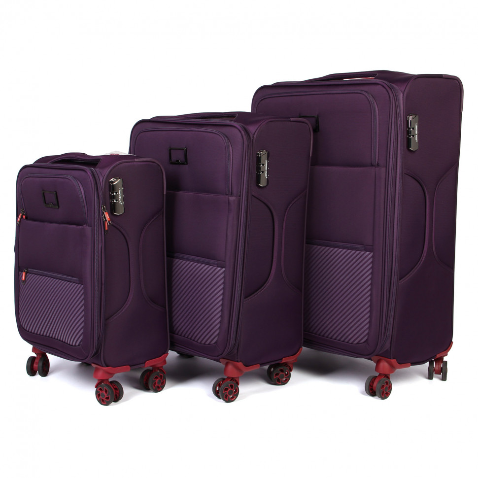 Набір валіз 3-018 (099-3)  Purple