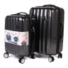 Набір валіз 7125 (20-24) Black