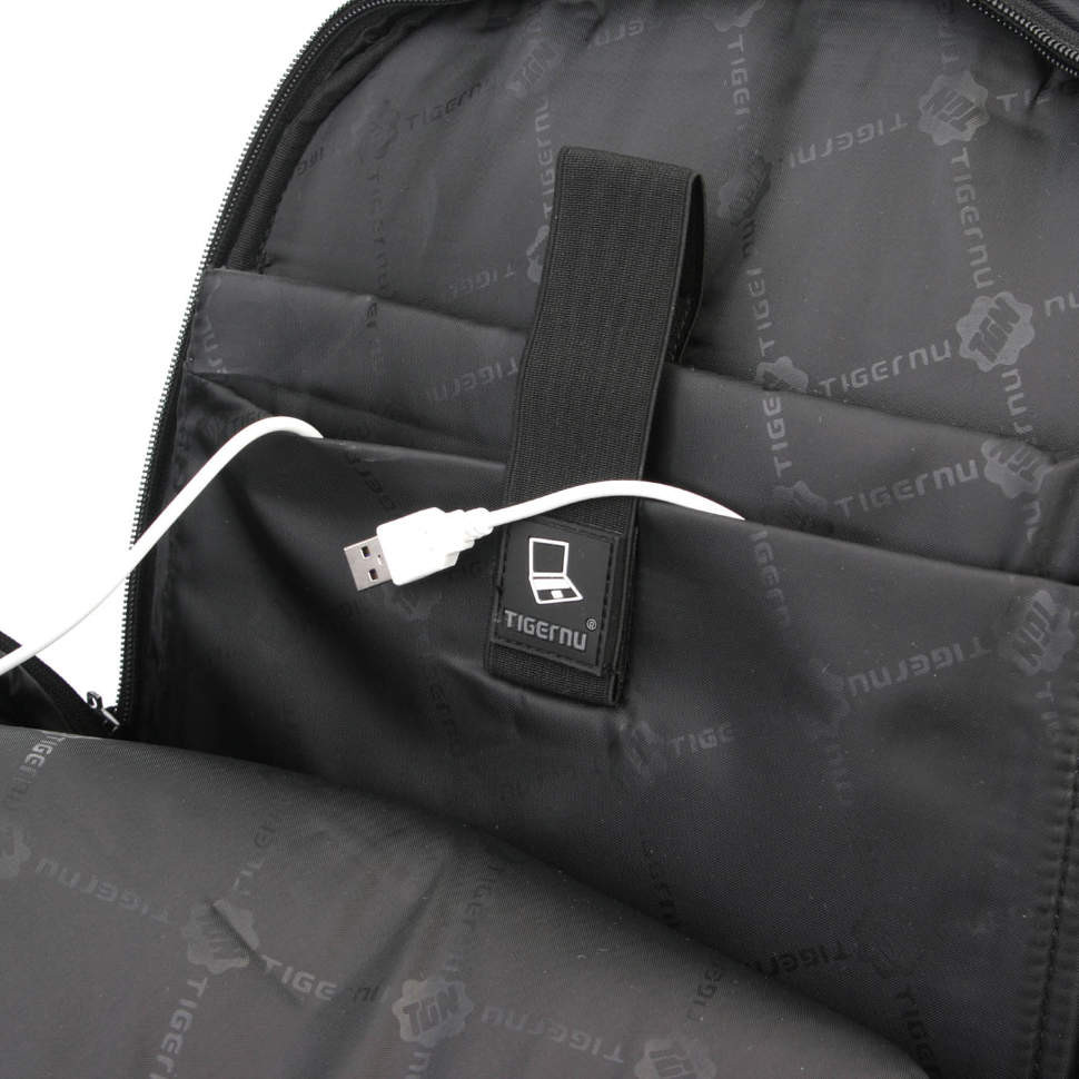 Рюкзак 15.6"  TIGERNU Т-В3105 A USB Black/orange