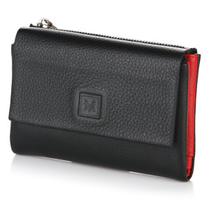 Гаманець VERMARI 9929-1806A BLACK / RED
