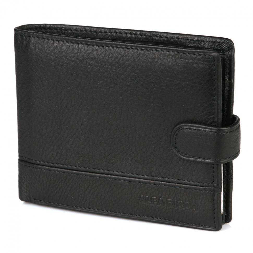 Портмоне ALFA RICCO 051 А Black CC