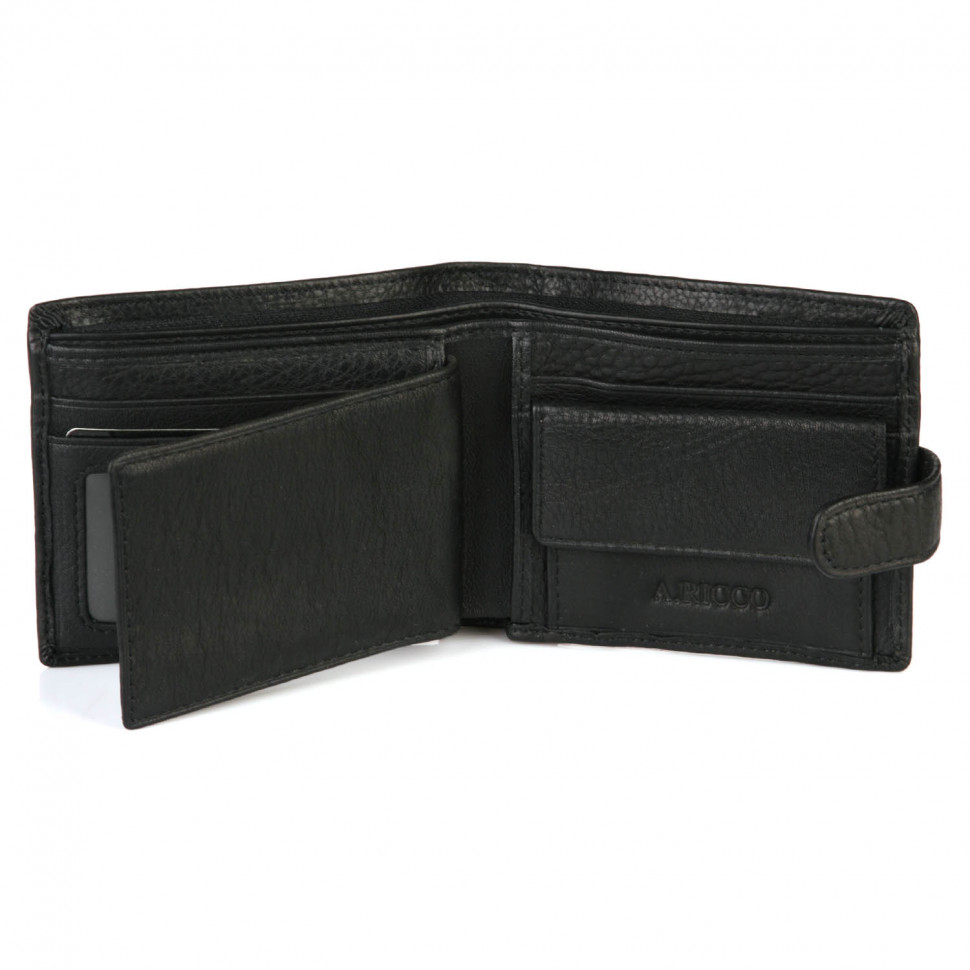 Портмоне ALFA RICCO 463 Black NC