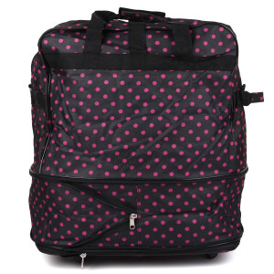 Сумка на колесах  EL-30  Black/Pink