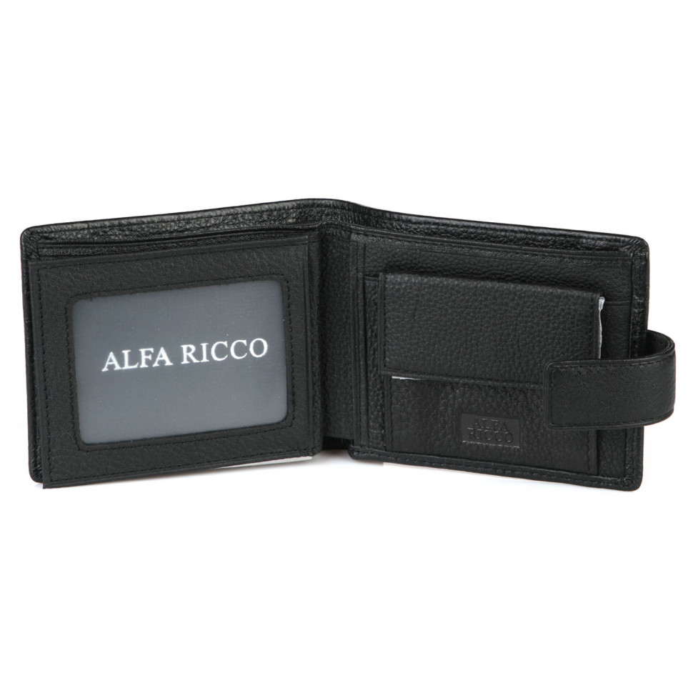 Портмоне ALFA RICCO 9806 Black SC