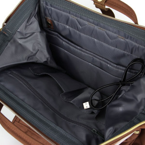 Рюкзак HIMAWARI  9001 - 34  雾灰拼摩卡