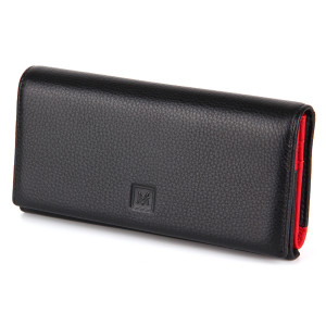Гаманець VERMARI 72081-1806A BLACK/RED