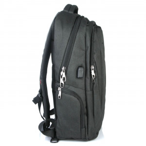 Рюкзак 15.6"  TIGERNU Т-В3399 USB Black grey		