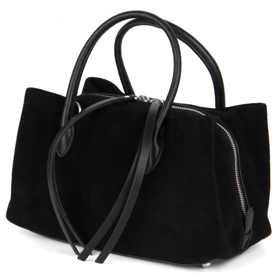 Сумка замша LUXON Y2331-F  BLACK