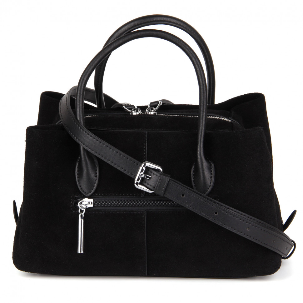Сумка замша LUXON Y2331-F  BLACK