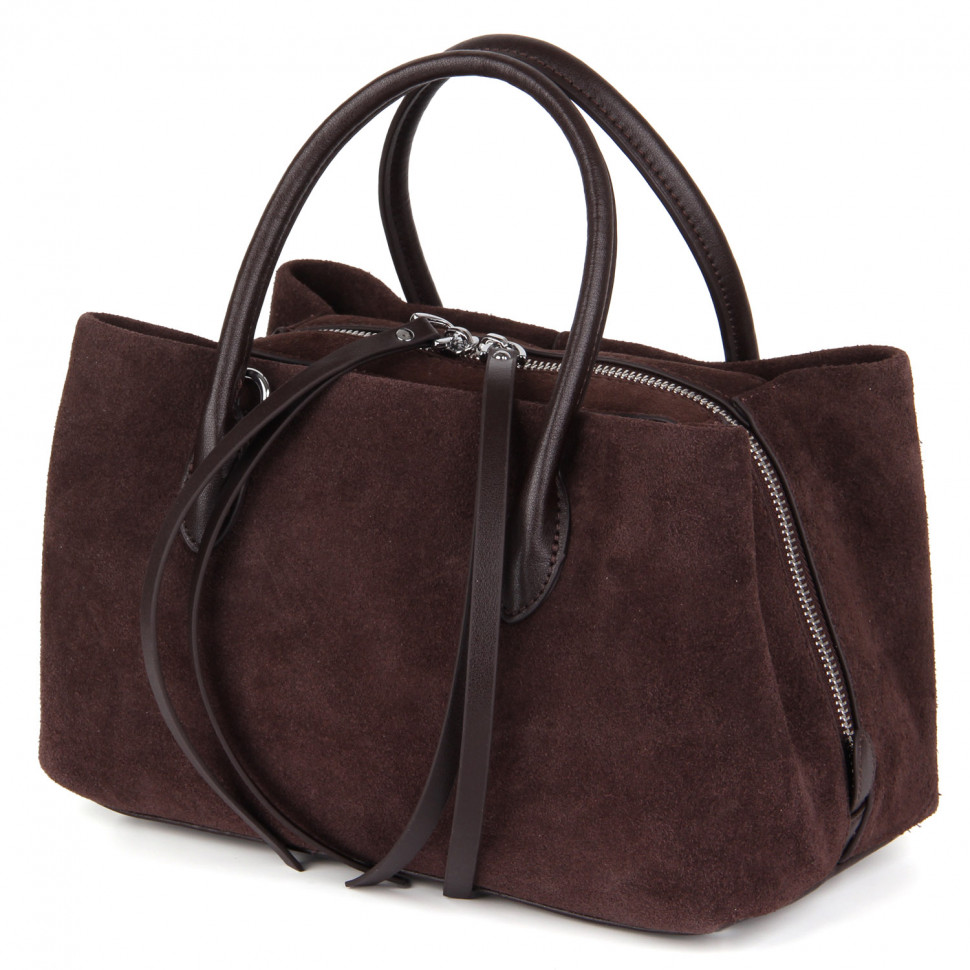 Сумка замша LUXON Y2331-F  CHOCOLATE